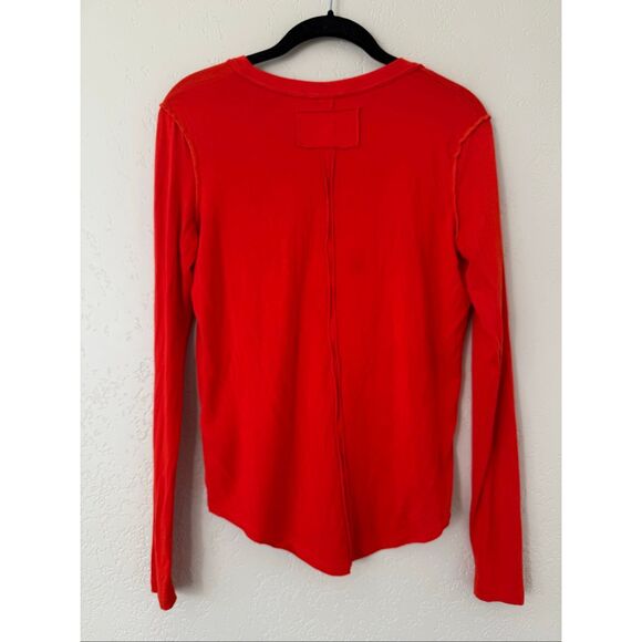 Free People Moon Dance V-Neck Long Sleeve Tee - Picture 3 of 8